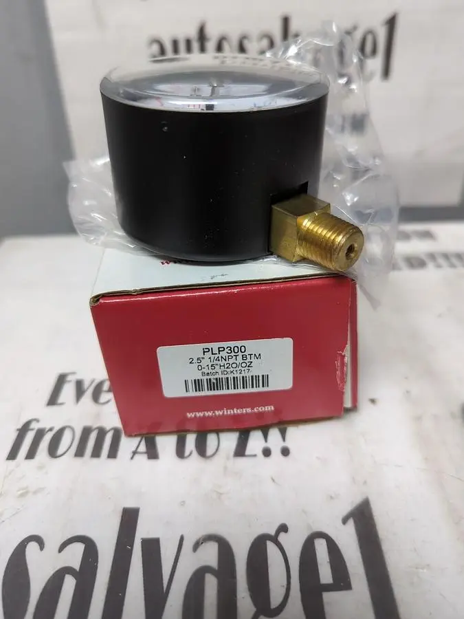 New | in-Stock WINTERS PLP300 Universal Pressure Meters Ohio US | Surplus Asset Holdings #1234086