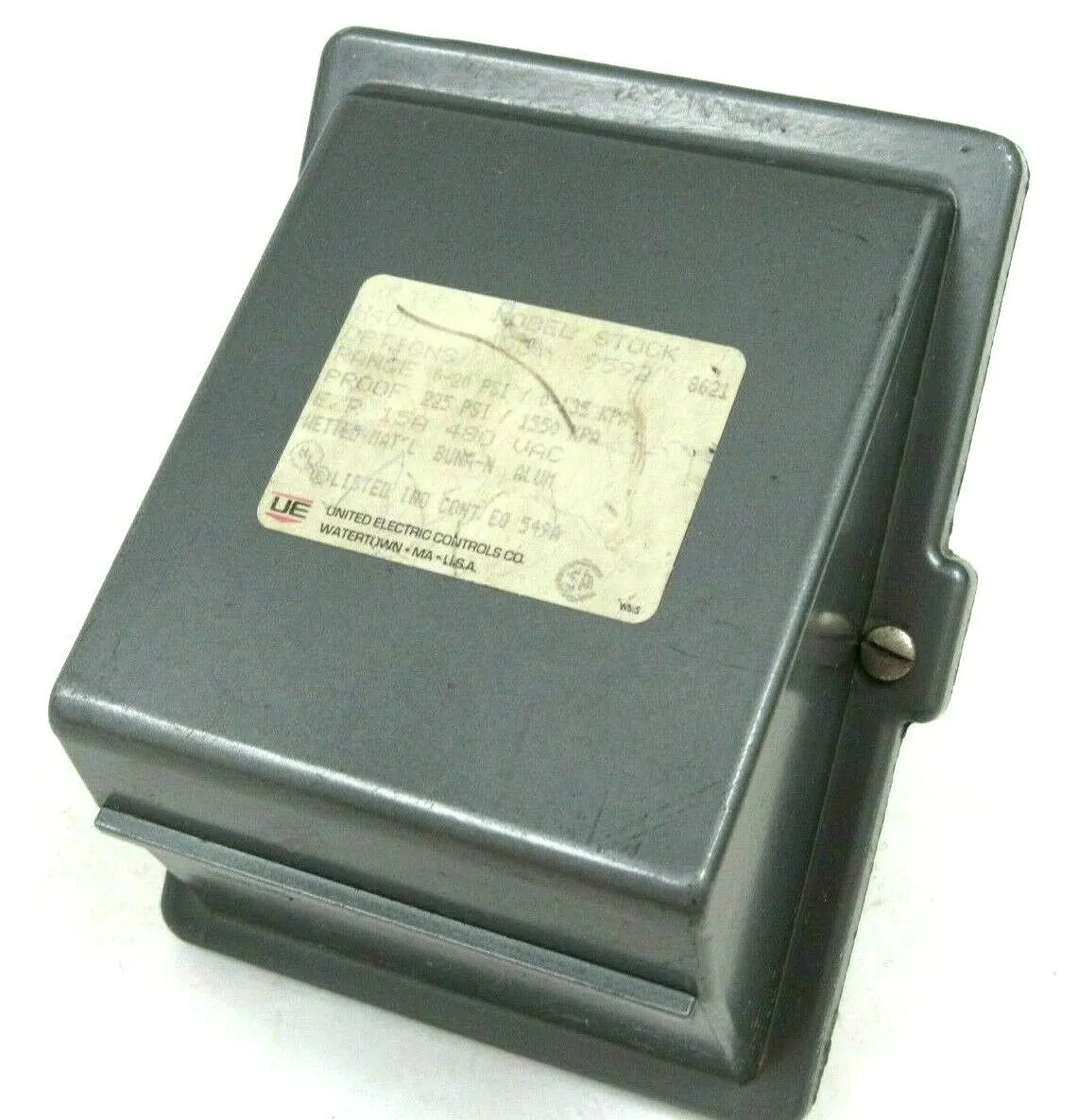 NEW UNITED ELECTRIC H400 PRESSURE SWITCH