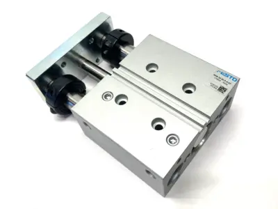 New | in-Stock Festo Pneumatic Guided Drive 32mm Bore 50mm Stroke 170858 Pneumatic Cylinders Michigan US | Maverick Industrial Sales #1395086