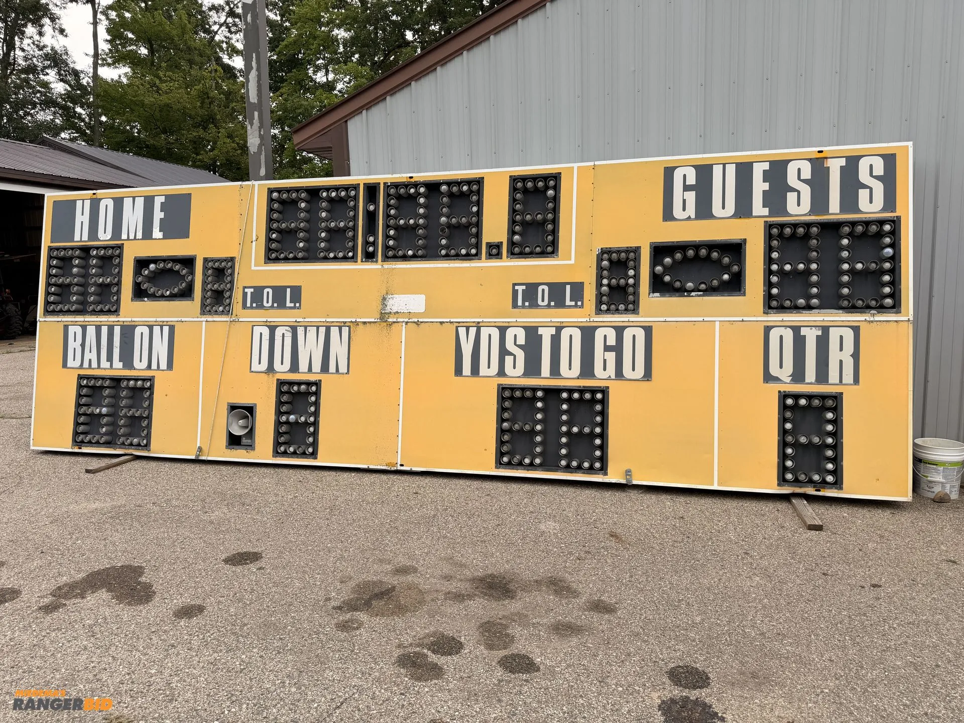 Used NEVCO 7430 BIG FOOTBALL SCOREBOARD Miscellaneous Equipment (Electrical & Power) Michigan US | Miedema Asset Management Group #1390103