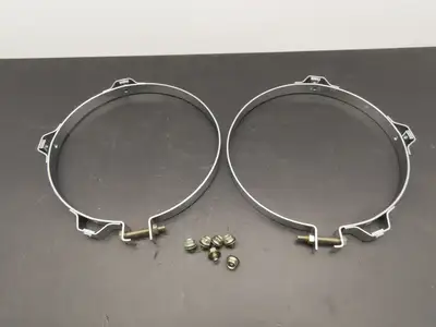 Walker 35935 Guard Exhaust Clamp 254mm ID/ 9-7/8" ID Chromed Set of 2 Clamps
