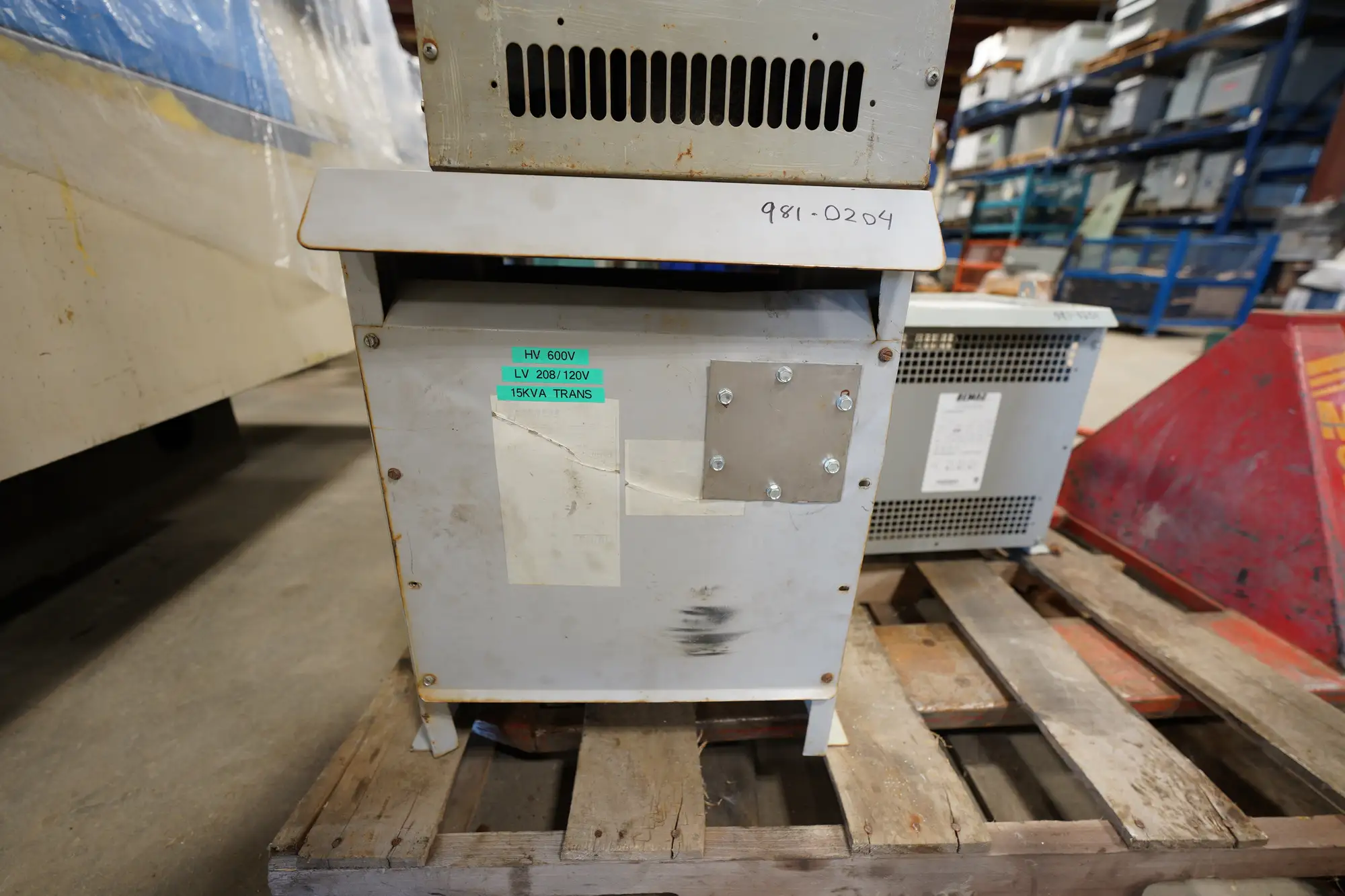 15 KVA 600V to 208Y/120V Isolation Transformer