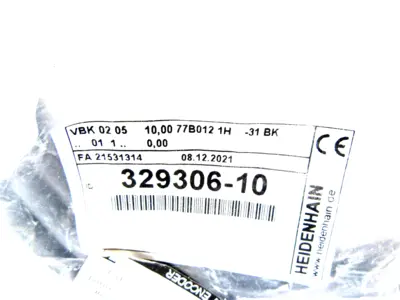 NEW HEIDENHAIN 329306-10 CABLE 12 PIN 32930610