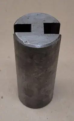 DOUBLE SIDED KEYSEATER BROACH BUSHING, 15MM/20MM, OAL 6", OD 2-1/4"