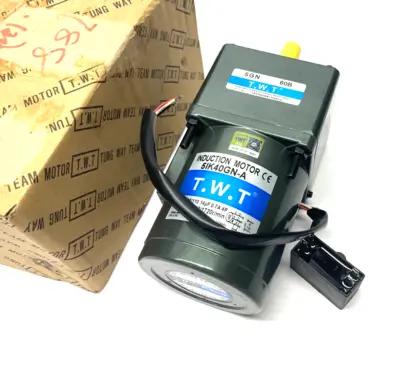 USED TUNG WAY TEAM INDUCTION MOTOR 40W 1450/1720RPM W/ 5GN60B GEAR HEAD