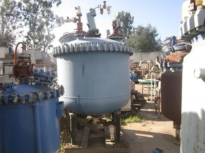 Tank, 500 Gallon, Glass Lined, Pfaudler, 5' x 3', Agit, DT/DB, #S736311