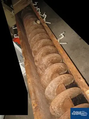 Unknown 13" X 16' CARBON STEEL SCREW CONVEYOR