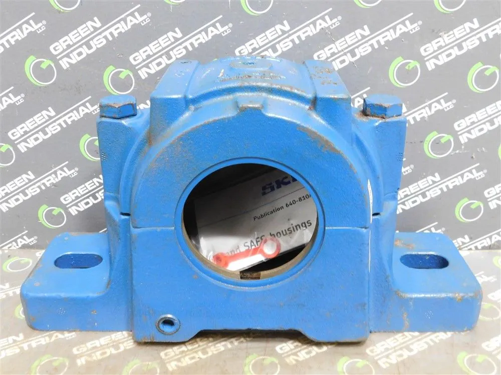 SFK SAF 517 Two Piece Split Pillow Block Housing 150mm Bearing Seat Dia. Used