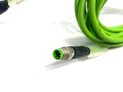 USED MURRELEKTRONIK ETHERNET CABLE M8 MALE 0° / M8 MALE 0° A-COD.