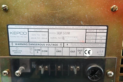 USED KEPCO BOP 500M