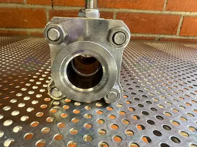 Used A&N CORPORATION STAINLESS STEEL BALL VALVE W/ KF40 VACUUM FITTING Valves/Fittings California US | Equipment Lab #1340313