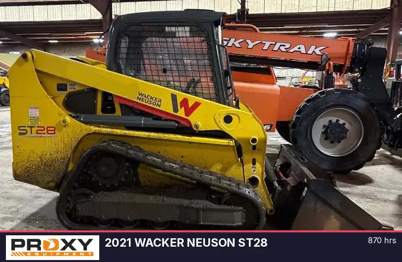 Used 2021 WACKER NEUSON ST28 Compact Track Loaders New Jersey US | Proxy Equipment #1388741