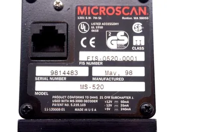 USED MICROSCAN MS-520