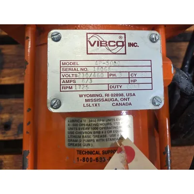 NEW VIBCO 4P-5000