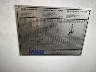 Used 2006 ERMAK CNC HAP 2680 Press Brakes CZ | Amaron s.r.o. #1303624
