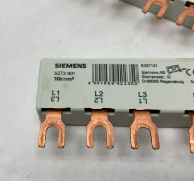 USED SIEMENS BUSBAR 63A 3-POLE