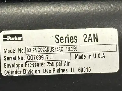 New | in-Stock Parker 03.25 CC2ANUS14AC 18.250 Pneumatic Cylinders Michigan US | Maverick Industrial Sales #1493748