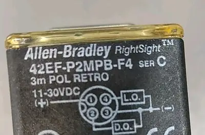 Allen Bradley 42EF-P2MPB-F4 Trans Beam Receiver Loc5E6