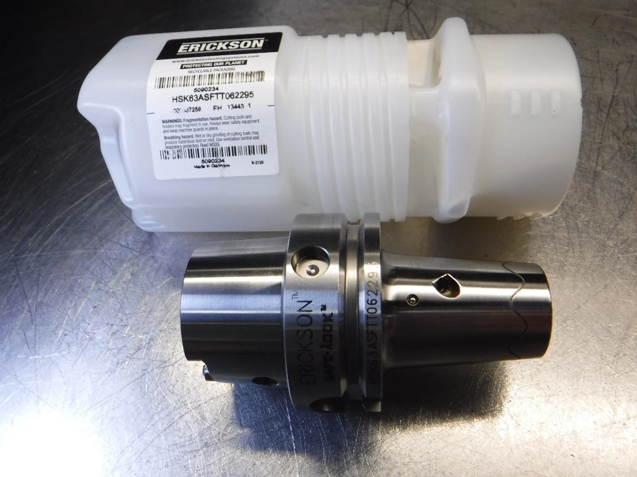 Erickson HSK63A 5/8" Shrink Fit Tool Holder 3" Pro HSK63ASFTT062295 (LOC1721)