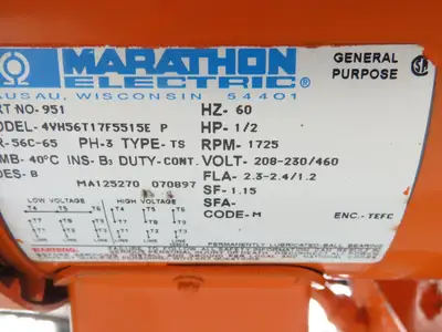 Saturn 4 Ton Bridge Crane Trolley Drive Tractor 460V 3PH 55FPM 8000Lb Soft Start