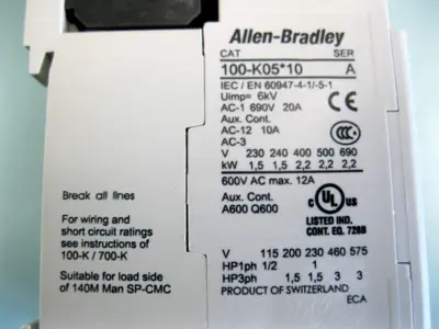 USED Allen-Bradley 140M-C2E-B16