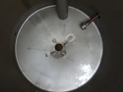 1200 l Used vertical stainless steel storage tank