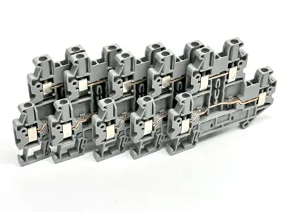 3044636,UTTB 2,5 | Phoenix Contact UTTB 2,5 Double-Level Terminal Block 3044636 LOT OF 5 - Used