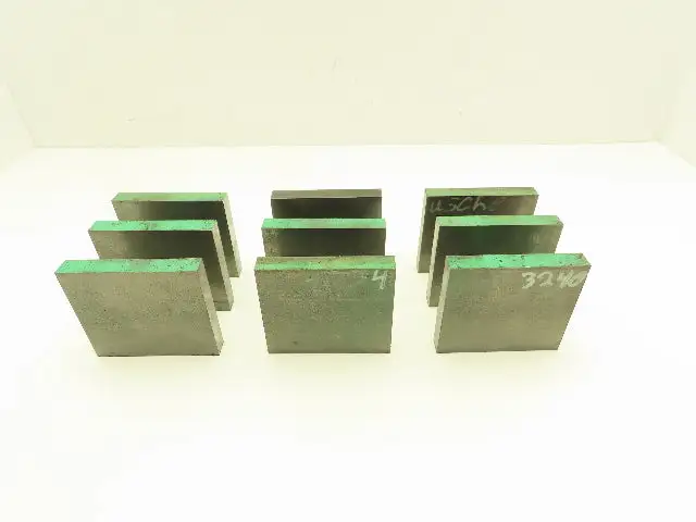 1018 Cold Rolled Steel Flat Bar Stock 5/8"x 3-1/2"x 4"L  Lot of 9 Blocks