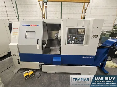 Used 2005 DOOSAN DAEWOO PUMA 2000SY CNC Lathes Michigan US | Tramar Industries #868345