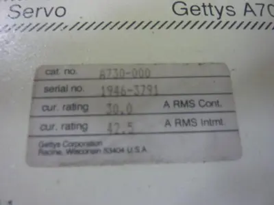 USED GETTYS A730-000