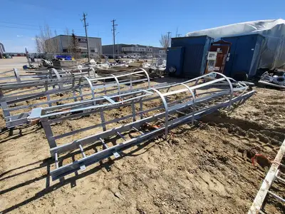 18.5ft. Steel Caged Ladder
