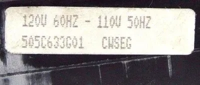 USED WESTINGHOUSE 505C633G01 COIL 120V 60HZ CWSEG