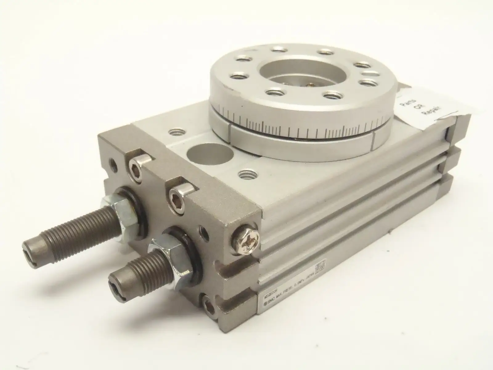 MSQB20R | SMC  Rotary Actuator w/ Table 20mm Bore - For parts or not working