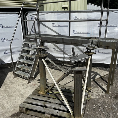 1,250L S/S Enclosed JKTD Vertical Contra Rotational Mixing Tank