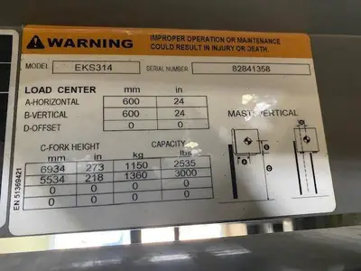 Used 2019 JUNGHEINRICH EKS314 Order Pickers Illinois US | Somerset Equipment Sales #1546125
