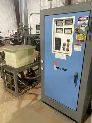 Item# I195 Induction Heat Treating System 150 kW, 200 kHz plus Additional 75 kW, 30 kHz Power Supply