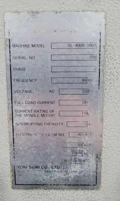 MORI SEIKI SL400B/2000 CNC, Lathes | Machinery Central (6)