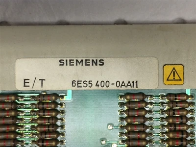 USED SIEMENS 6ES5 400-0AA11 (2)-TIMER MODULE CIRCUIT BOARD