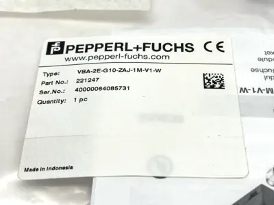 NEW PEPPERL VBA-2E-G10-ZAJ-1M-V1-W, 221247