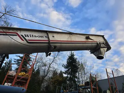 24" Wide Portable Diesel Articulating Conveyor Auger