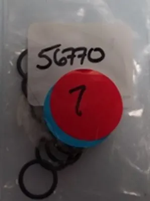 QTY. 7. ANTON PAAR O-RINGS NO: 5677....