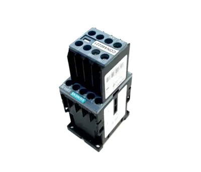 3RT2516-1BB40 | Siemens  Power Contactor, 3AC, 9A, 4kW 400V, 4P 24VDC - Used