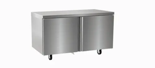 Delfield 4460NP 60"W Undercounter Refrigerator W/ (2) Sections & (2) Doors, 115v