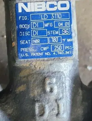 USED NIBCO LD 3110