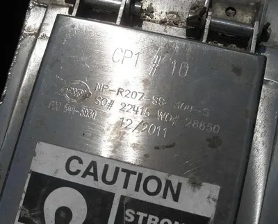 USED 2011 MAGNETIC PRODUCTS INC. (MPI) NP-R207-SS-304-S