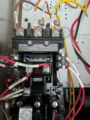 USED ALLEN BRADLEY / NEMA 509-AOD SIZE 0 COMBINATION STARTER CIRCUIT BREAKER