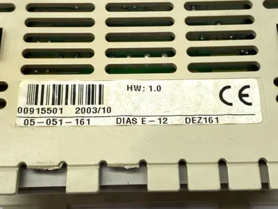 USED SIGMATEK INPUT OUTPUT MODULE DIAS E-12 INTERFACE DEZ 161