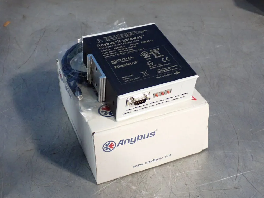 Used ANYBUS AB7838F PLC Ethernet Equipment Ohio US | HGR 24 #1020195