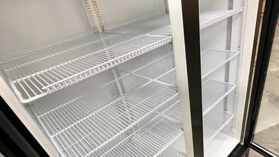 171-0209 44" 2 Glass Door Self Contained Refrigerated Display Cooler.