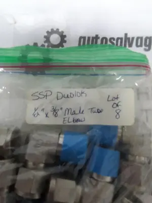 New | in-Stock SSP DUOLOK 1/2"X3/8" Valves/Fittings Ohio US | Surplus Asset Holdings #1236579